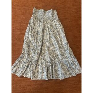 Universal Thread Floral Smocked Strapless‎ Midi Dress Size Small